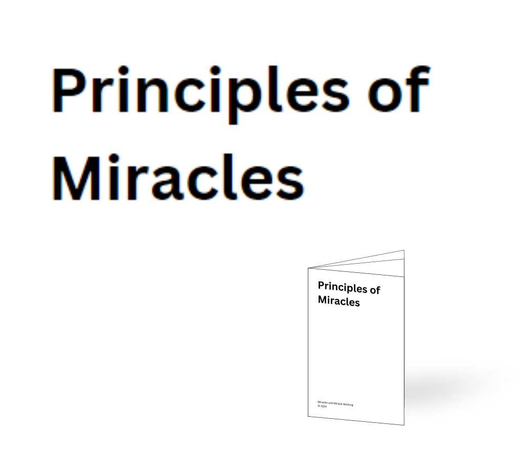 cover image for Principles of Miracles